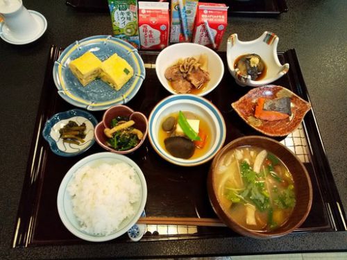 四万温泉、長静館、27回目の朝食と土産