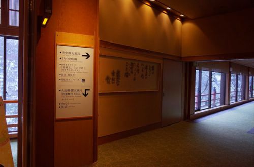 大川荘 空中露天風呂編 真冬の大内宿・芦ノ牧温泉大川荘・塔のへつりツアー2019 その7