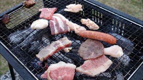【鹿児島指宿温泉源泉かけ流しホテルでキャンプ泊】1泊夕食黒牛/豚/鶏バーベキュー&朝食バイキング付6000円宿泊/休暇村 指宿