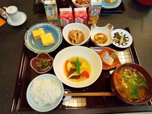 四万温泉、長静館、28回目 朝食