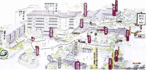 島根県 玉造温泉 湯之助の宿 長楽園 日本一の混浴大露天風呂「龍宮の湯」