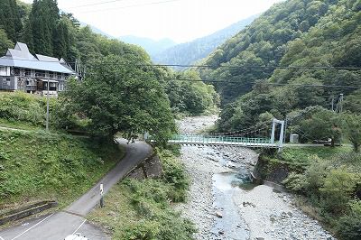 切明 河原の露天風呂満喫