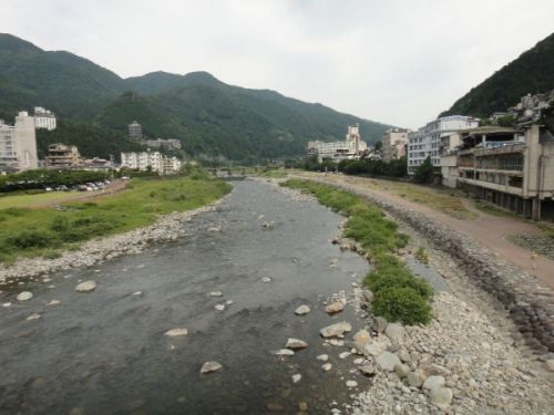 下呂温泉 噴水池