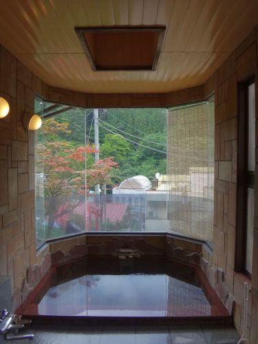 四万温泉　春木亭　なかざわ旅館　④２ヶ所の浴場を紹介