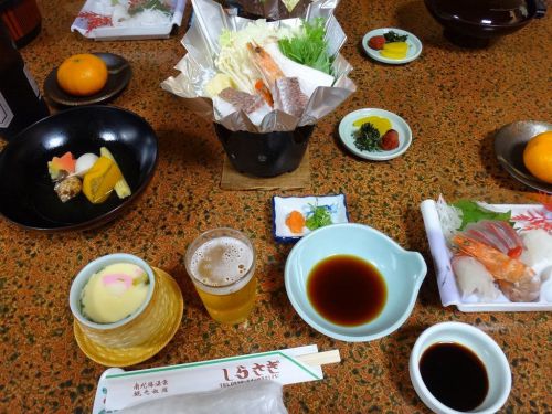 椿温泉 しらさぎ ③夕食は食事処にて