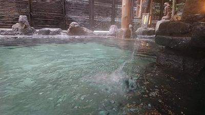 温泉が復旧しました。