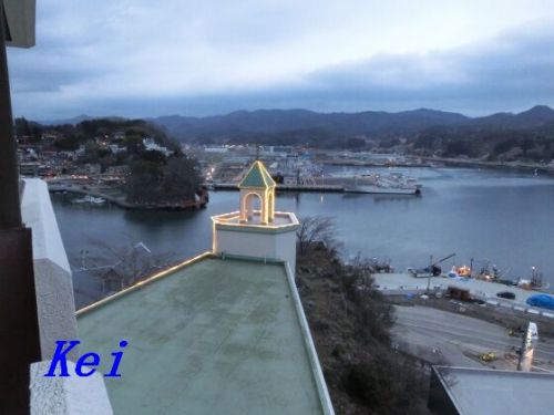 気仙沼温泉「気仙沼プラザホテル」4)夜景 〔宮城県気仙沼市〕