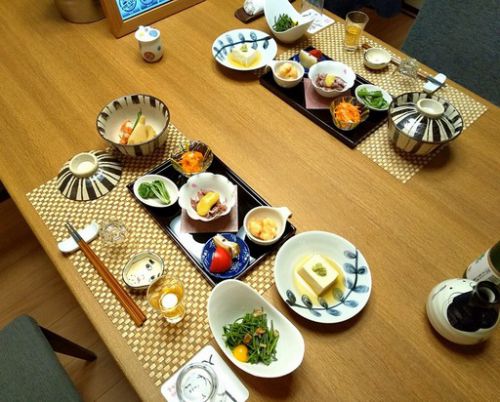 新潟県魚沼、湯之谷温泉郷、大湯温泉友家ホテル、32回目、夕食