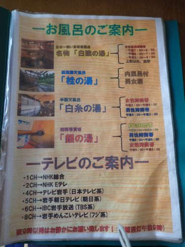 鉛温泉 藤三旅館 (お風呂編その①銀の湯)