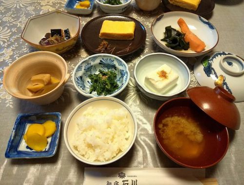 信州松本、美ヶ原温泉、御宿石川、20回目、朝食