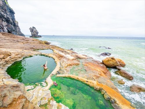 鹿児島_薩摩硫黄島_洞窟温泉