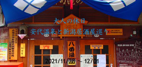 大人の休日・安代温泉と新潟居酒屋巡り その1