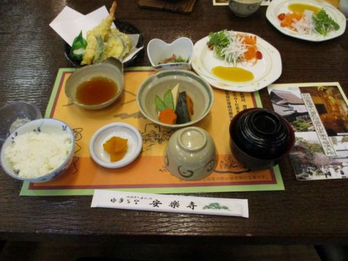 安楽寺温泉 安楽寺宿坊(食事編)