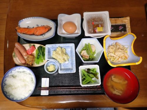 大鰐温泉 民宿 河鹿荘(朝食編)