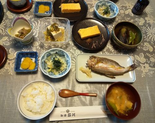 長野県美ヶ原温泉、御宿石川 21回目 朝食